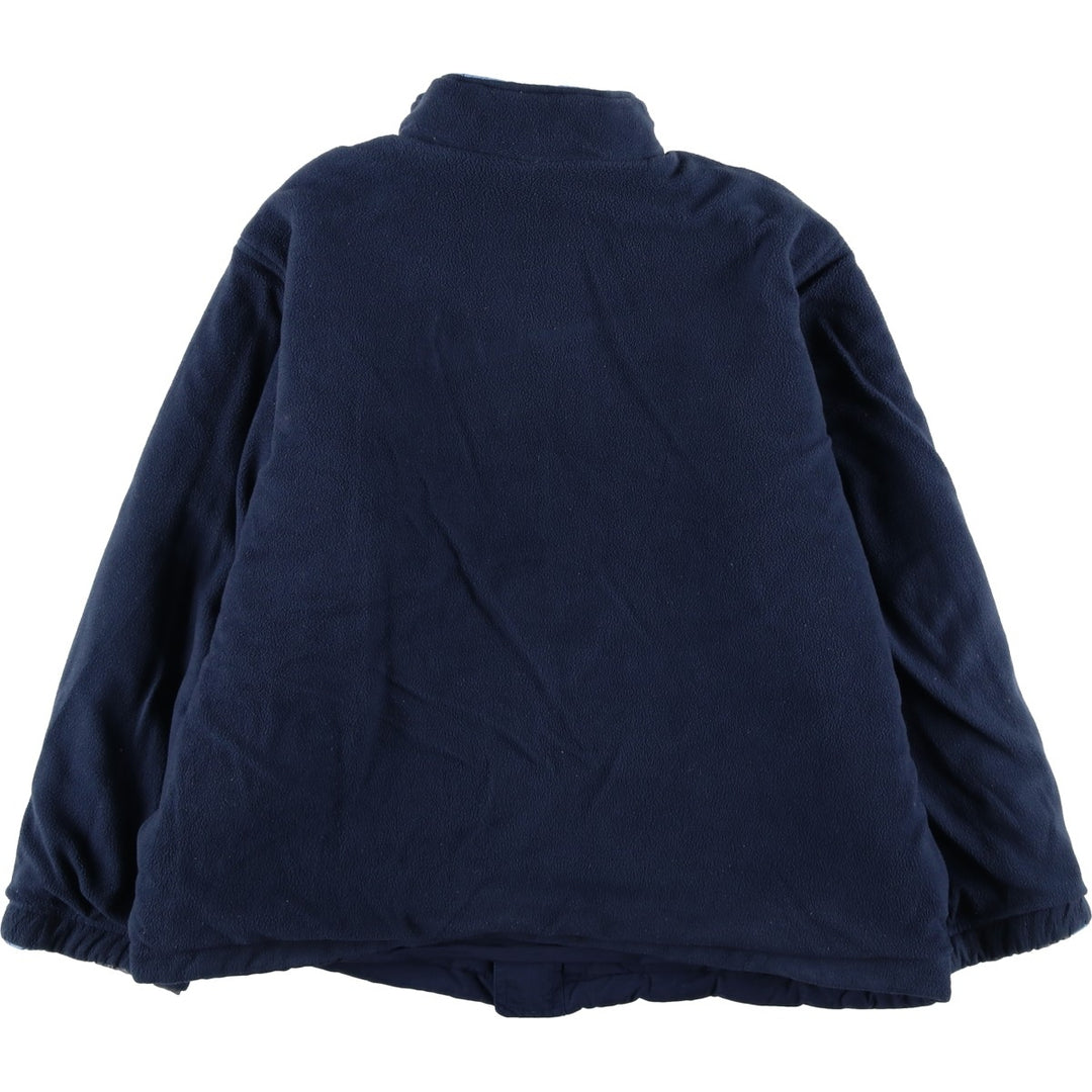 2000'S Nike reversible padded puffer jacket, women's size XL Nylon Blue type light blue Vintage Second Hand