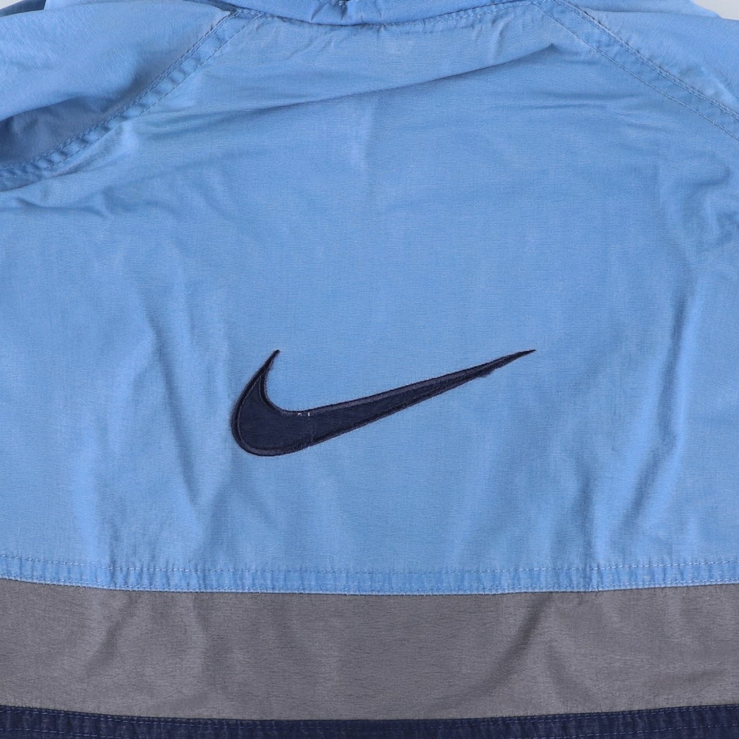 2000'S Nike reversible padded puffer jacket, women's size XL Nylon Blue type light blue Vintage Second Hand