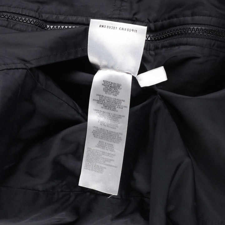 2000'S adidas reversible padded hoodie/puffer jacket, women's size L Nylon black type Vintage Second Hand