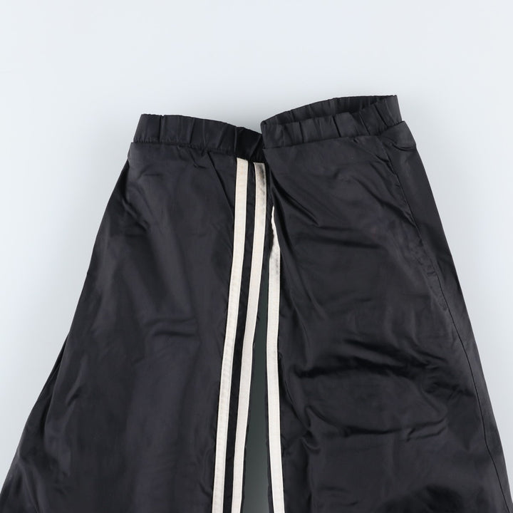 2000'S adidas reversible padded hoodie/puffer jacket, women's size L Nylon black type Vintage Second Hand