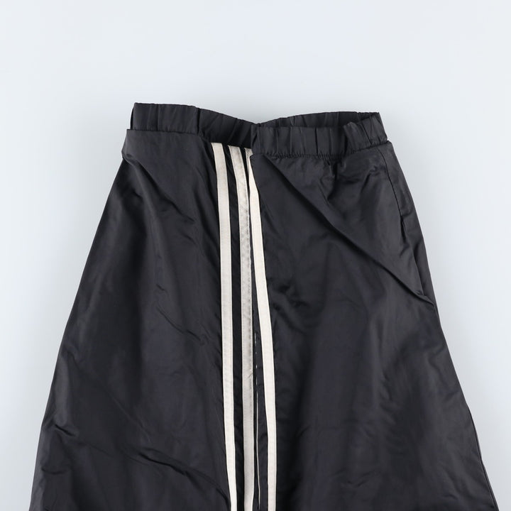 2000'S adidas reversible padded hoodie/puffer jacket, women's size L Nylon black type Vintage Second Hand