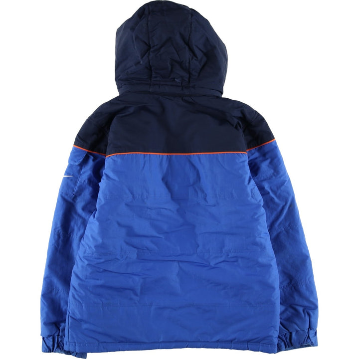 2000'S Nike reversible puffer jacket with padding, size XL, women's Nylon blue type Vintage Second Hand