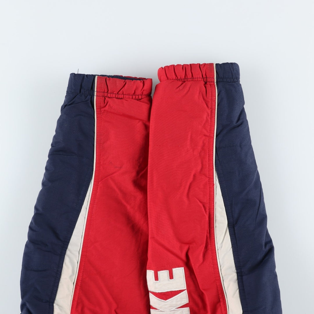 2000'S Nike Reversible Padded Parka Puffer Jacket, Women's, Size XL Nylon red type Vintage Second Hand