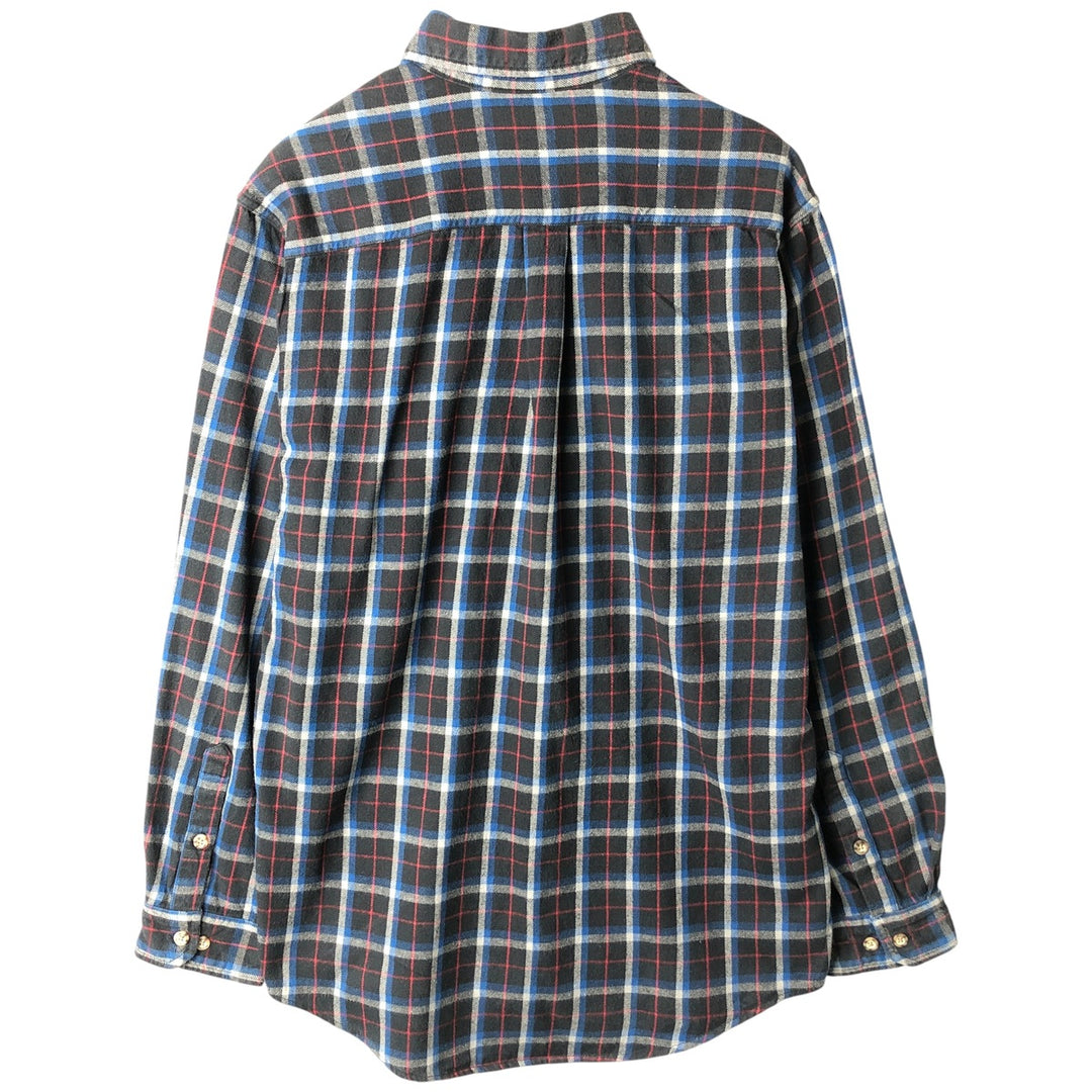 Carhartt Long Sleeve Flannel Check Shirt, Men's Size M cotton black type Vintage Second Hand