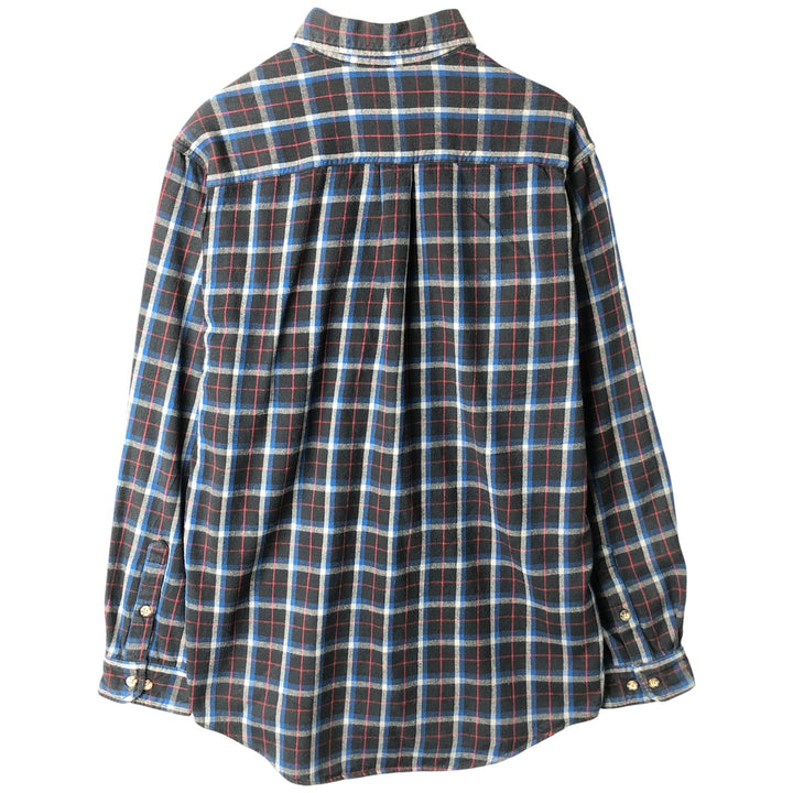 Carhartt Long Sleeve Flannel Check Shirt, Men's Size M cotton black type Vintage Second Hand