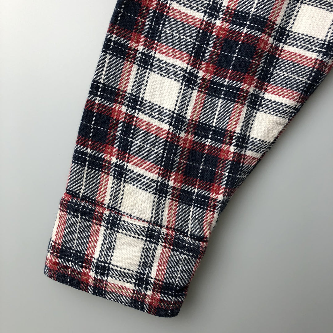 Levi's Standard Fit Long Sleeve Flannel Check Shirt, Men's Size L cotton red type Vintage Second Hand