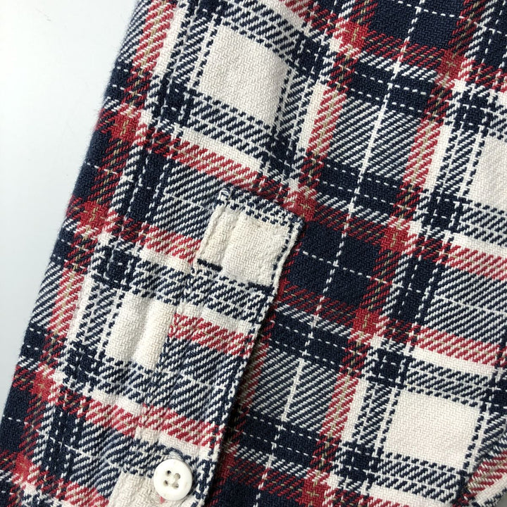 Levi's Standard Fit Long Sleeve Flannel Check Shirt, Men's Size L cotton red type Vintage Second Hand