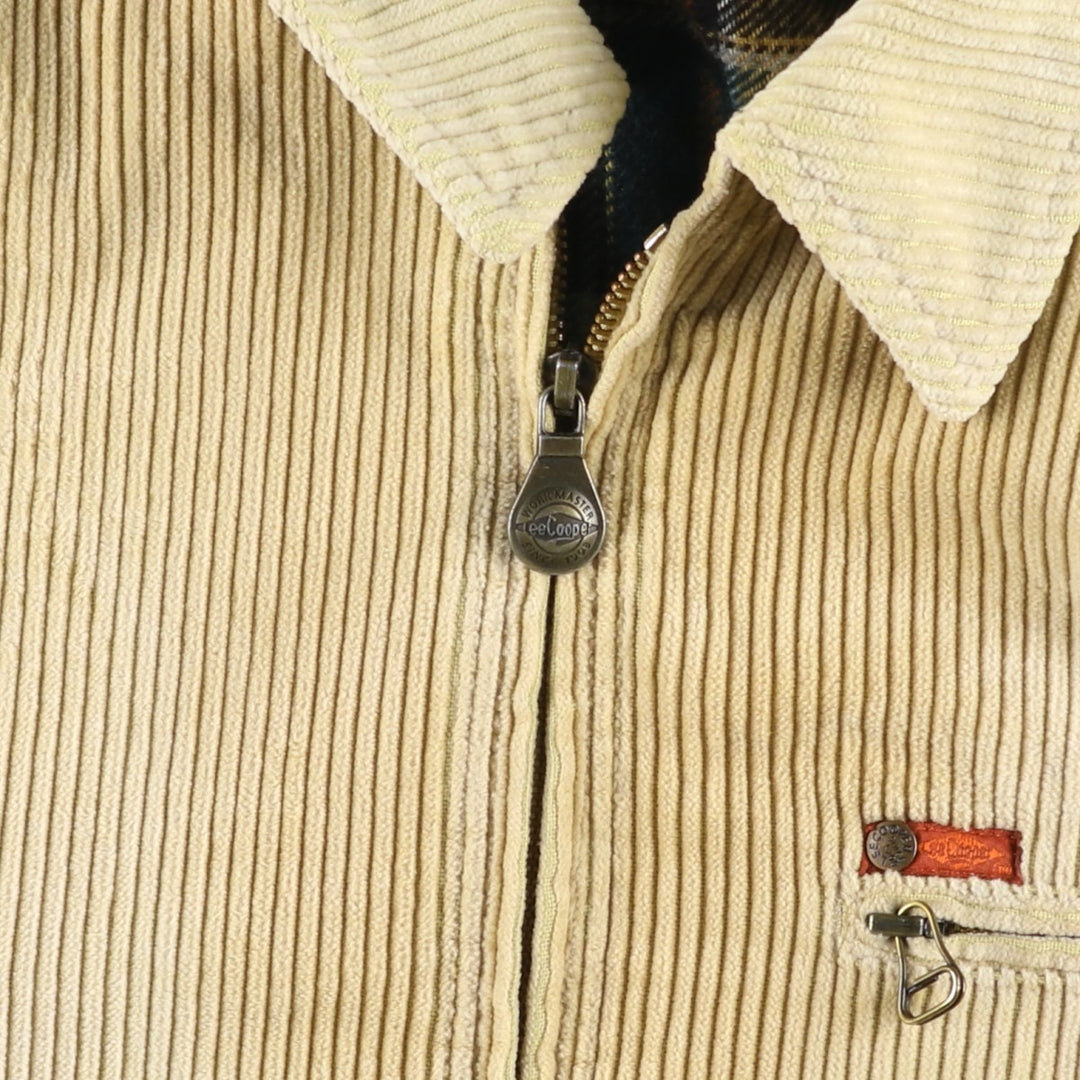 LEE COOPER Corduroy Jacket Men's XL cotton Beige type Vintage Second Hand