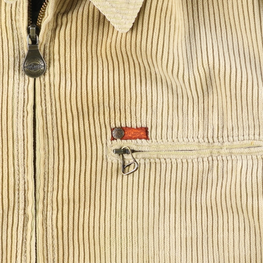 LEE COOPER Corduroy Jacket Men's XL cotton Beige type Vintage Second Hand