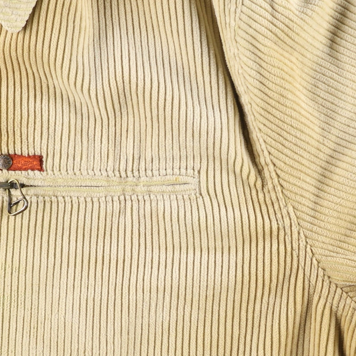 LEE COOPER Corduroy Jacket Men's XL cotton Beige type Vintage Second Hand