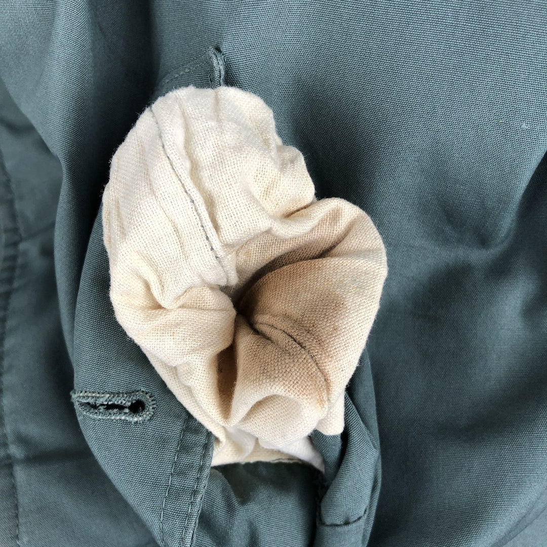 Carl Michaels padded derby jacket with cup shoulders, men's size XL polyester Khaki type Vintage Second Hand