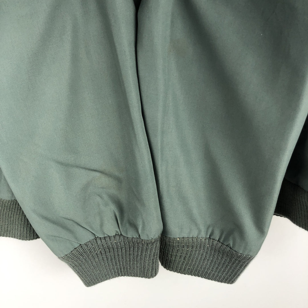 Carl Michaels padded derby jacket with cup shoulders, men's size XL polyester Khaki type Vintage Second Hand