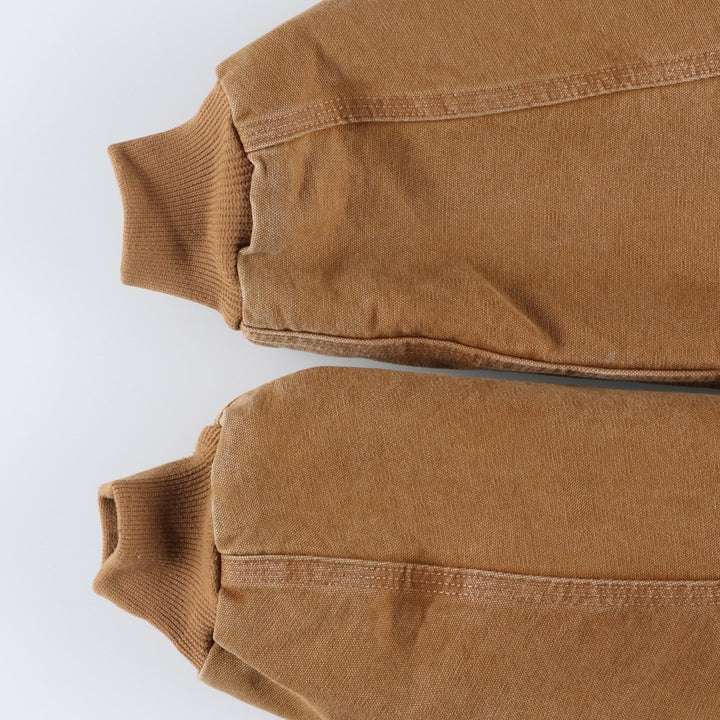 Carhartt Padded Active Jacket, Duck Full Zip Hoodie, Men's XL cotton brown type Vintage Second Hand