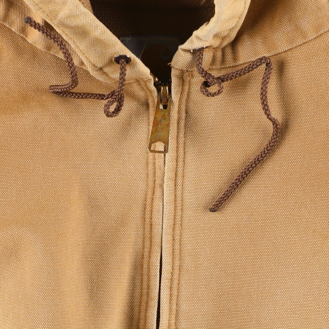 Big size Carhartt Active Jacket Duck Full Zip Parka Men's XXXL equivalent cotton Beige type Vintage Second Hand