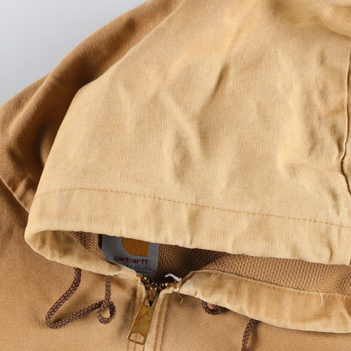 Big size Carhartt Active Jacket Duck Full Zip Parka Men's XXXL equivalent cotton Beige type Vintage Second Hand