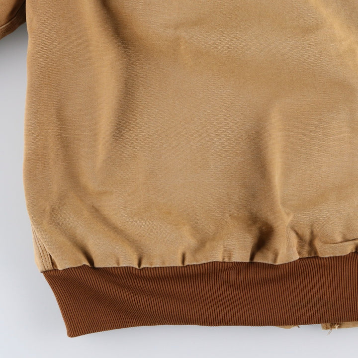 Big size Carhartt Active Jacket Duck Full Zip Parka Men's XXXL equivalent cotton Beige type Vintage Second Hand