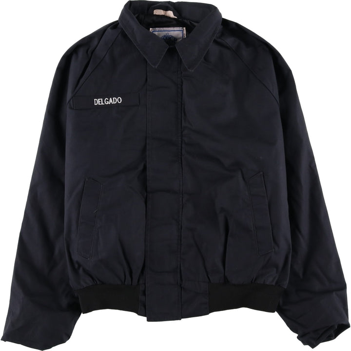 2000'S US Military Utility Jacket, Made in USA, Small polyester black type Vintage Second Hand