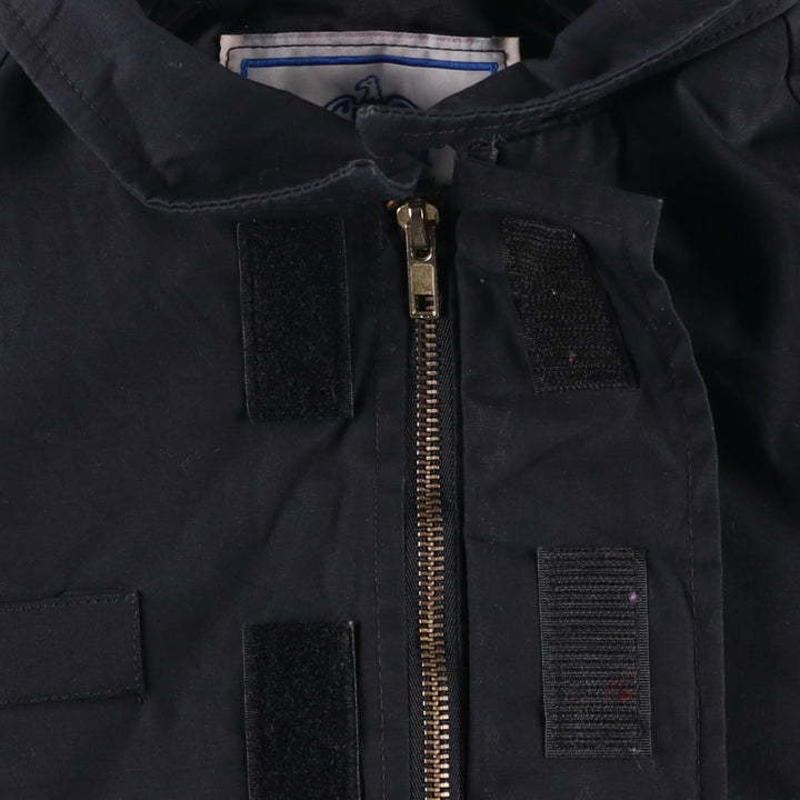 2000'S US Military Utility Jacket, Made in USA, Small polyester black type Vintage Second Hand