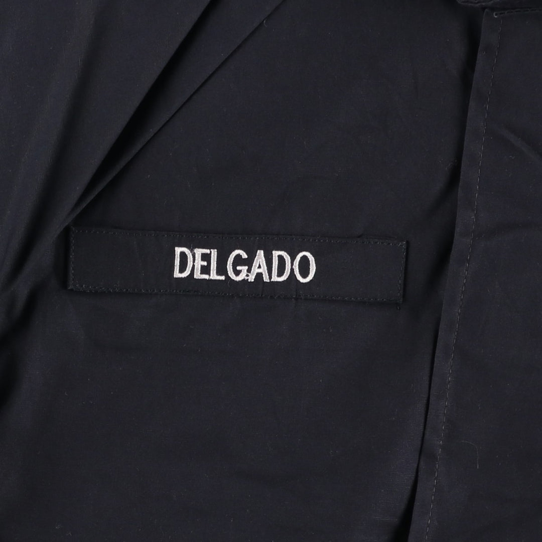 2000'S US Military Utility Jacket, Made in USA, Small polyester black type Vintage Second Hand