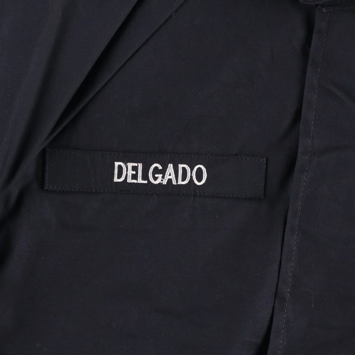 2000'S US Military Utility Jacket, Made in USA, Small polyester black type Vintage Second Hand