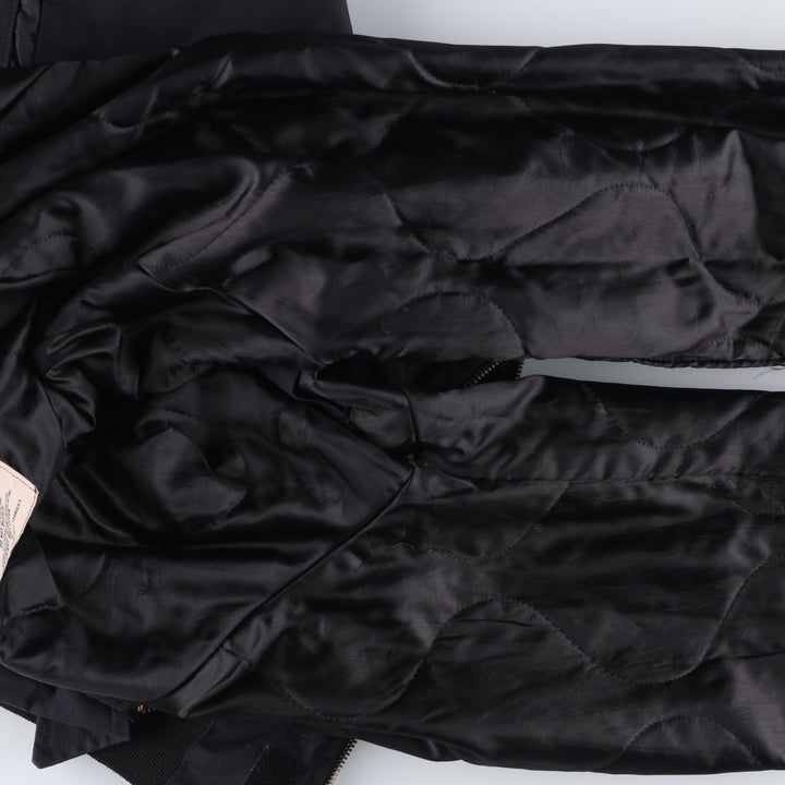 2000'S US Military Utility Jacket, Made in USA, Small polyester black type Vintage Second Hand