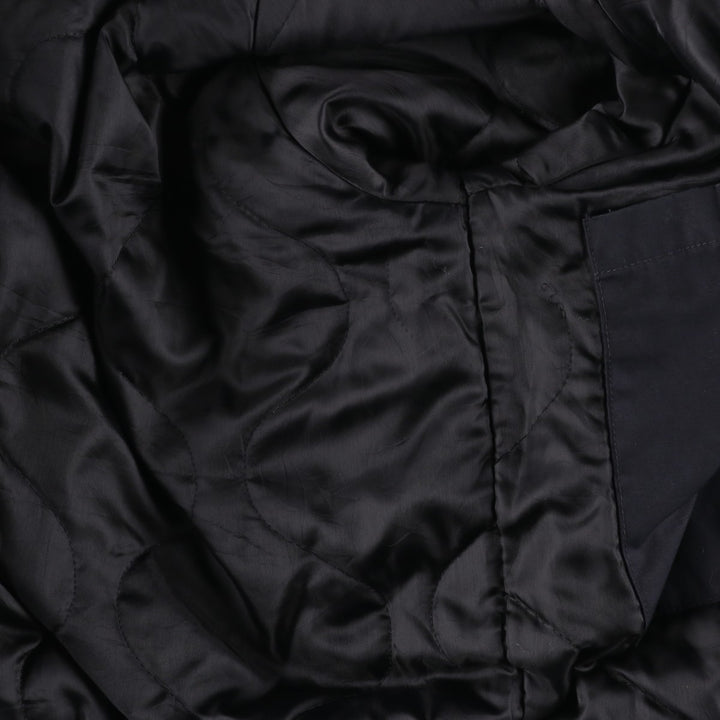 2000'S US Military Utility Jacket, Made in USA, Small polyester black type Vintage Second Hand