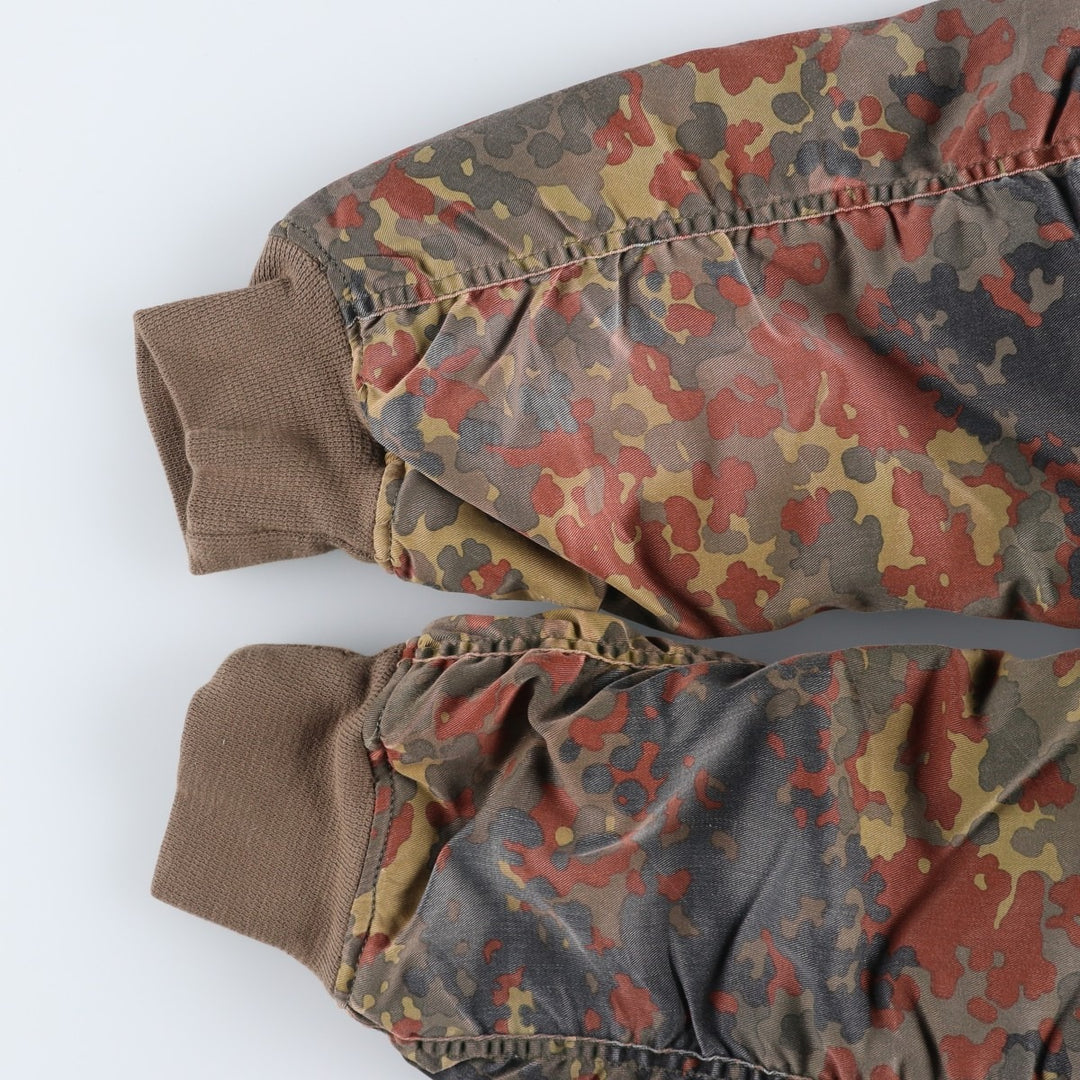 Civilian MA-1 Camouflage Pattern Padded Military Flight Jacket, Men's Size L polyester Khaki type Vintage Second Hand