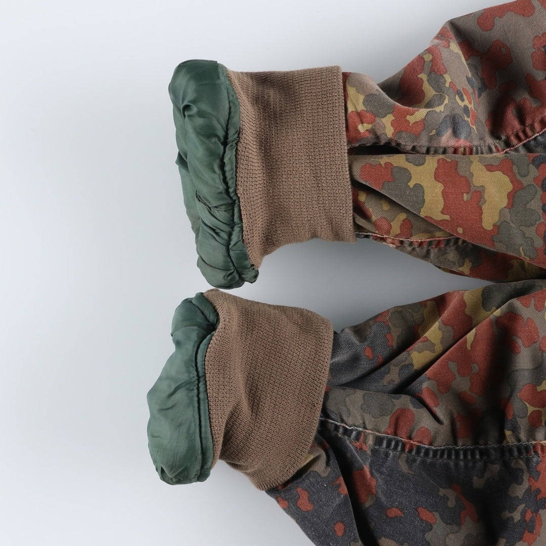 Civilian MA-1 Camouflage Pattern Padded Military Flight Jacket, Men's Size L polyester Khaki type Vintage Second Hand