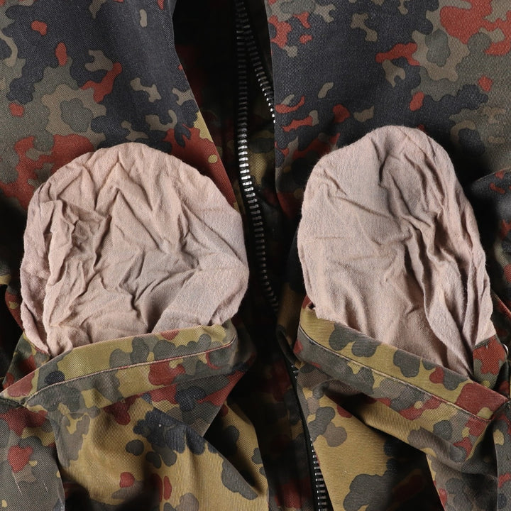 Civilian MA-1 Camouflage Pattern Padded Military Flight Jacket, Men's Size L polyester Khaki type Vintage Second Hand