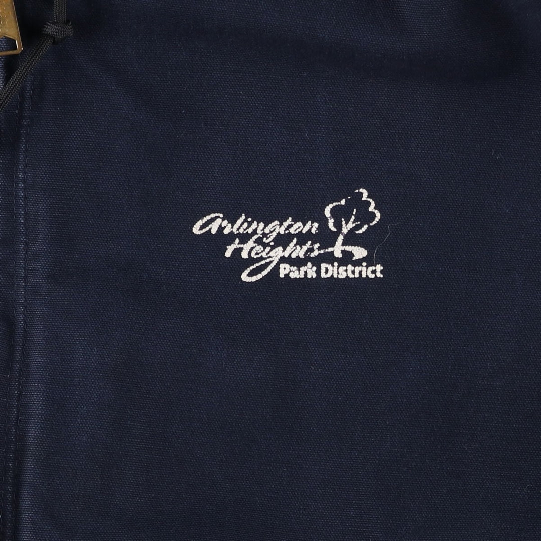Carhartt Active Jacket Duck Full Zip Hoodie Men's XL cotton navy blue type Vintage Second Hand