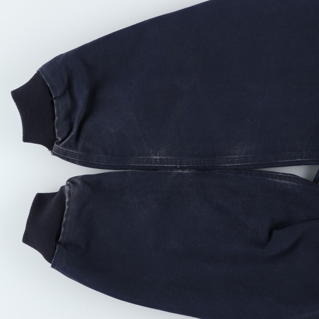 Carhartt Active Jacket Duck Full Zip Hoodie Men's XL cotton navy blue type Vintage Second Hand
