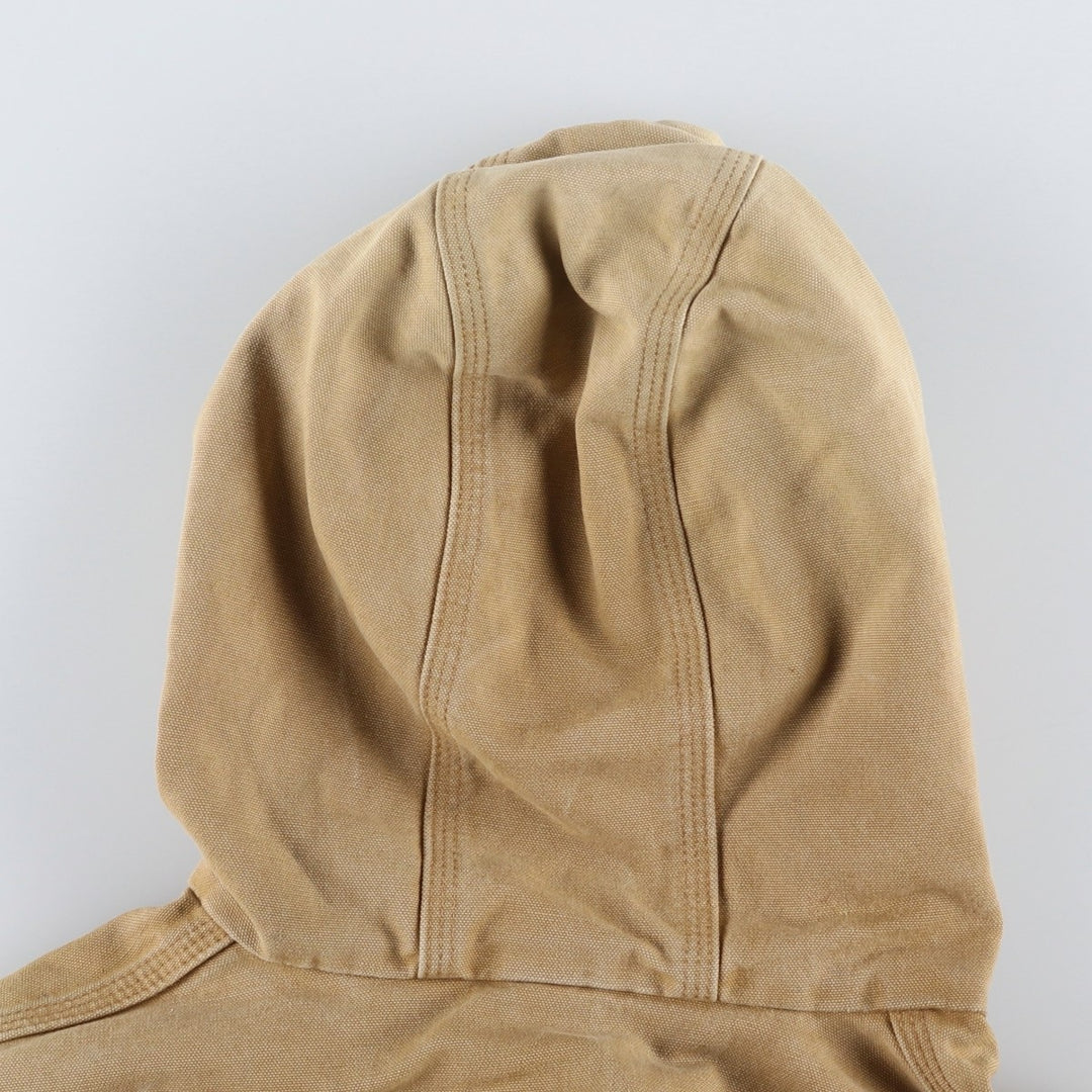 Carhartt Active Jacket Duck Full Zip Hoodie Men's XXL unclear Beige type Vintage Second Hand