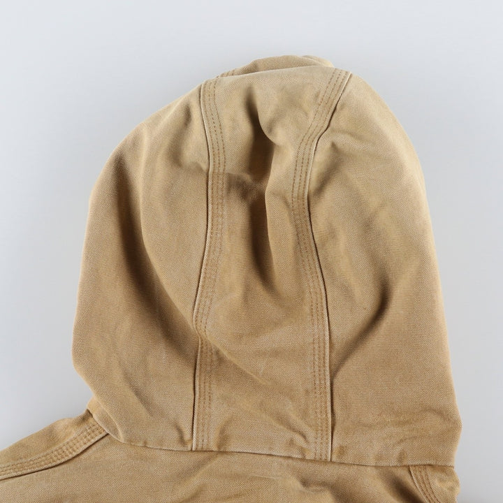 Carhartt Active Jacket Duck Full Zip Hoodie Men's XXL unclear Beige type Vintage Second Hand
