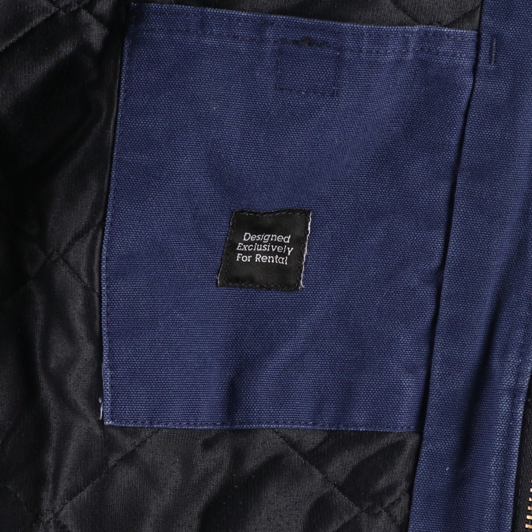 Carhartt Active Jacket, Padded Duck Full-Zip Hoodie, Men's XL cotton navy blue type Vintage Second Hand