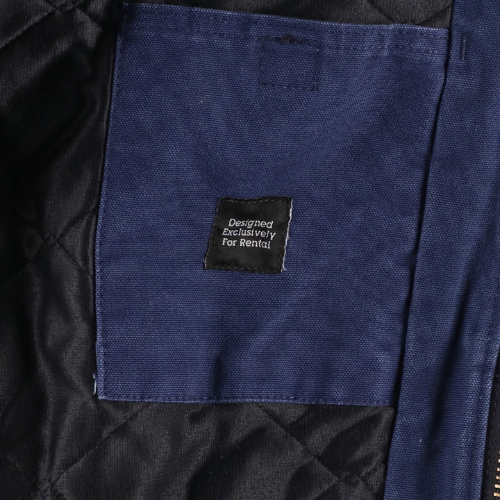 Carhartt Active Jacket, Padded Duck Full-Zip Hoodie, Men's XL cotton navy blue type Vintage Second Hand