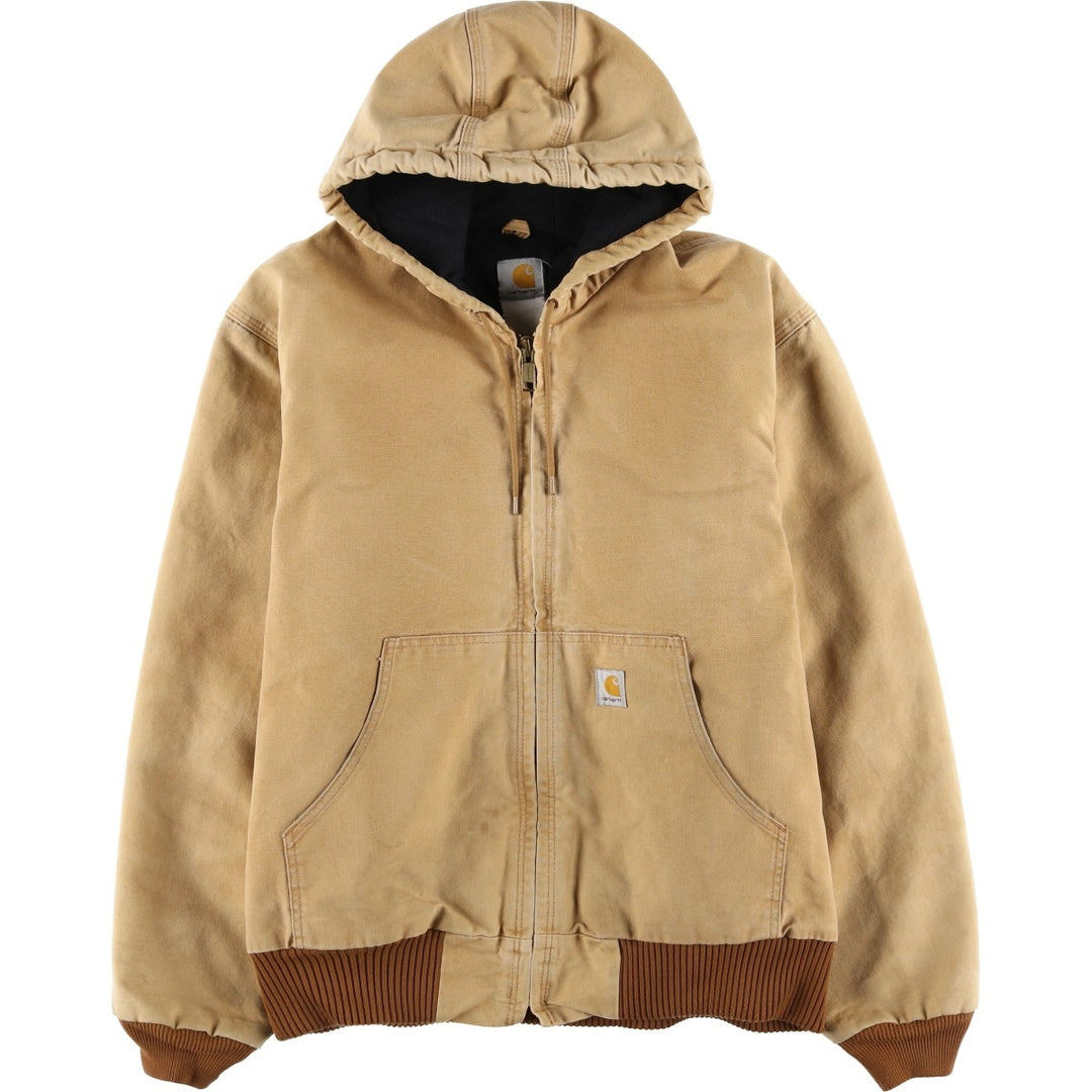 Carhartt Active Jacket, Padded Duck Full-Zip Hoodie, Men's XL unclear Beige type Vintage Second Hand