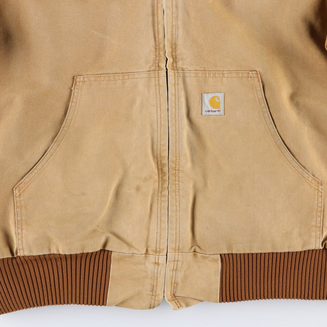 Carhartt Active Jacket, Padded Duck Full-Zip Hoodie, Men's XL unclear Beige type Vintage Second Hand