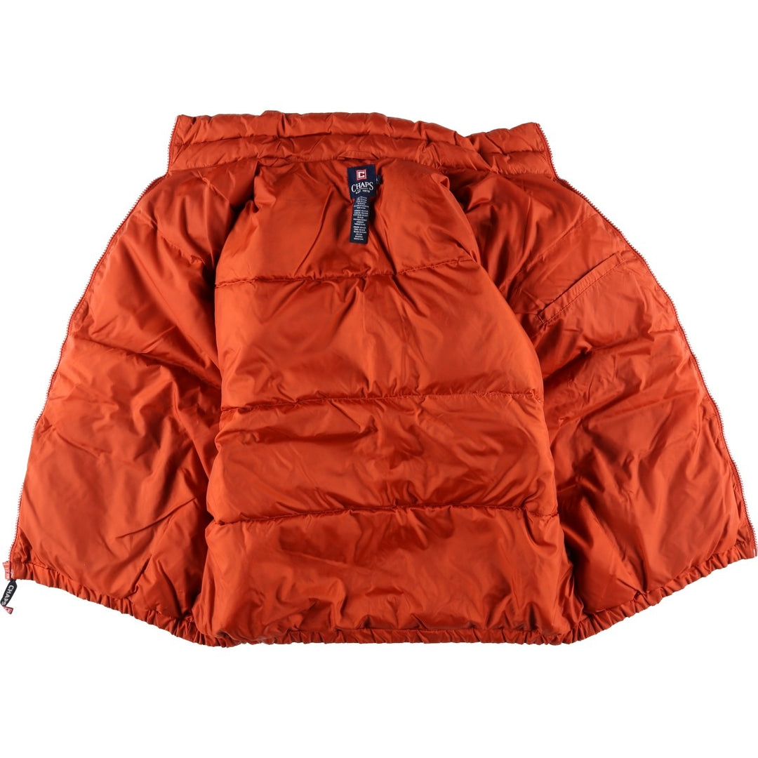 Chaps CHAPS Down Jacket Men's Size L Nylon orange type Vintage Second Hand