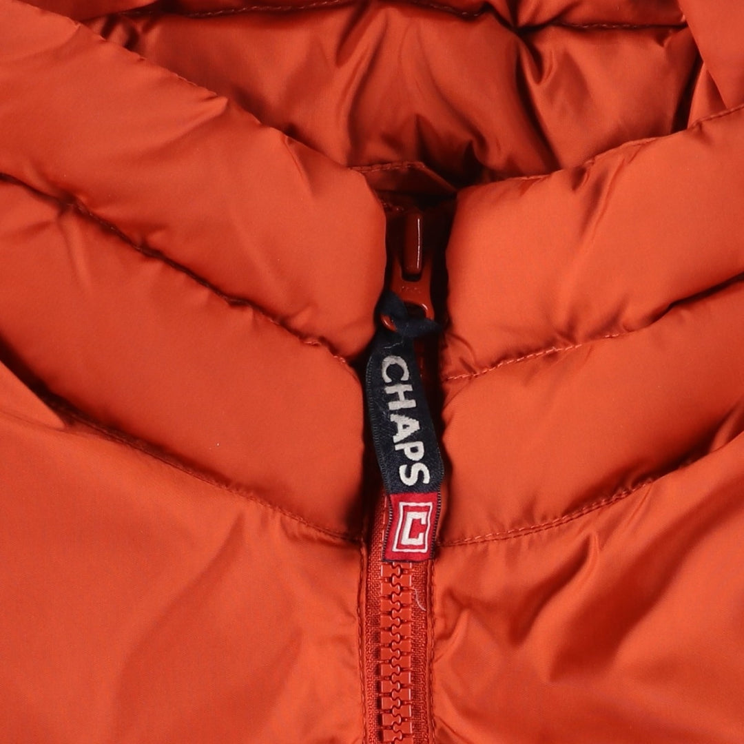 Chaps CHAPS Down Jacket Men's Size L Nylon orange type Vintage Second Hand