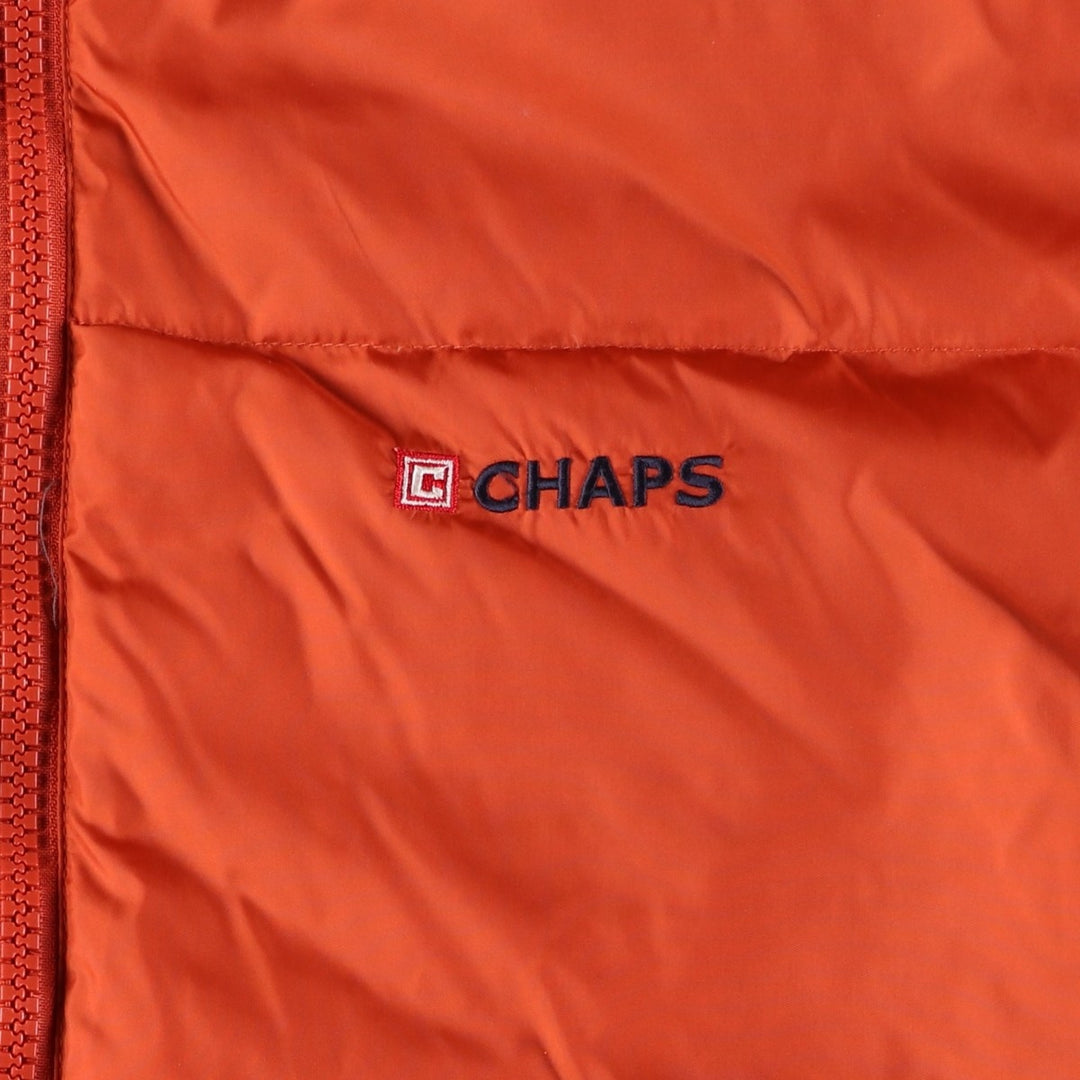 Chaps CHAPS Down Jacket Men's Size L Nylon orange type Vintage Second Hand