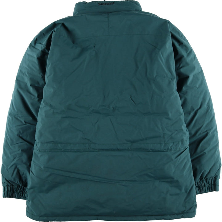 2000'S Marmot 650 Fill Power Goose Down Jacket, Men's XL Nylon green type Vintage Second Hand