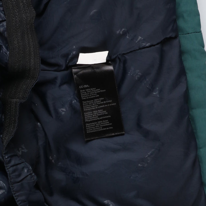 2000'S Marmot 650 Fill Power Goose Down Jacket, Men's XL Nylon green type Vintage Second Hand