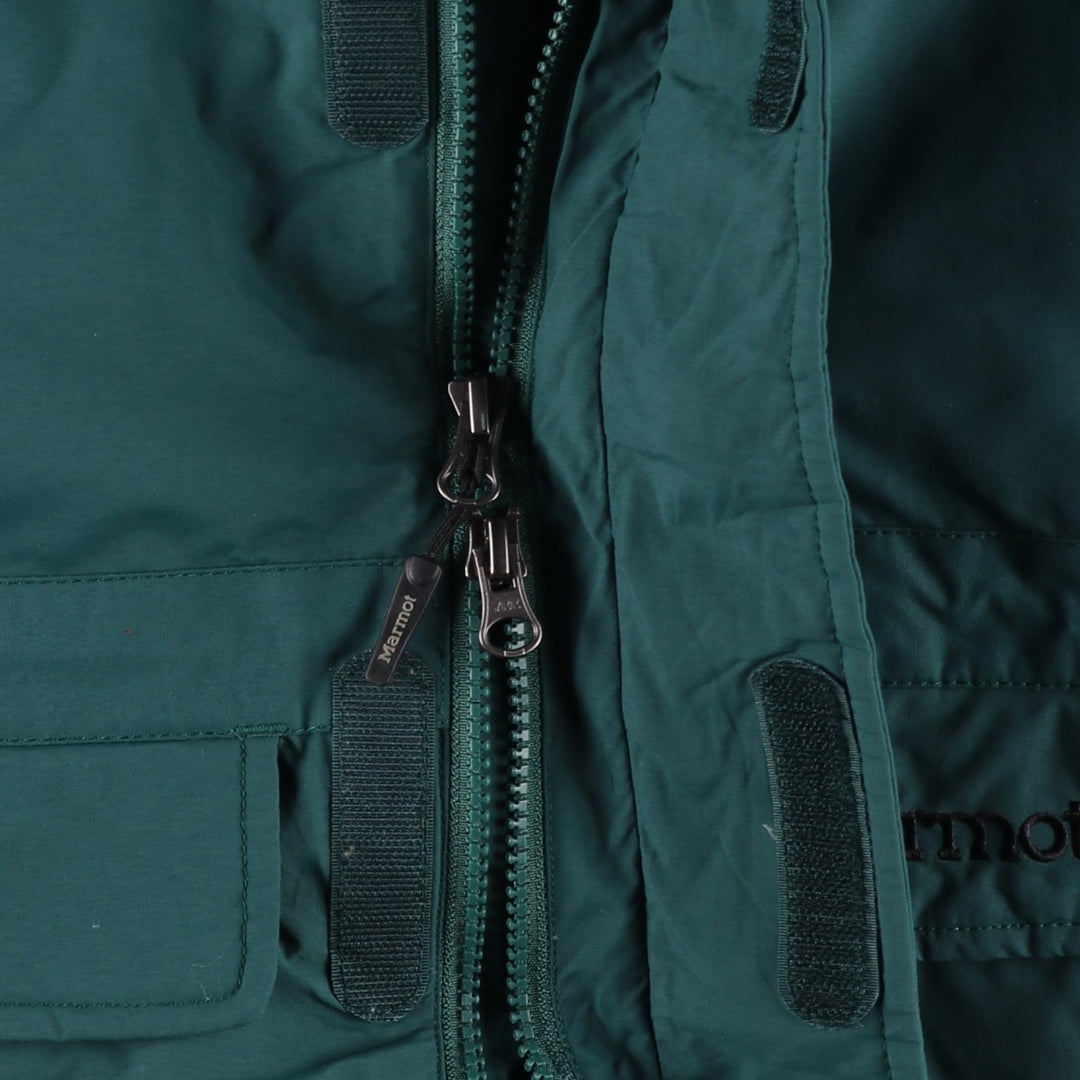 2000'S Marmot 650 Fill Power Goose Down Jacket, Men's XL Nylon green type Vintage Second Hand