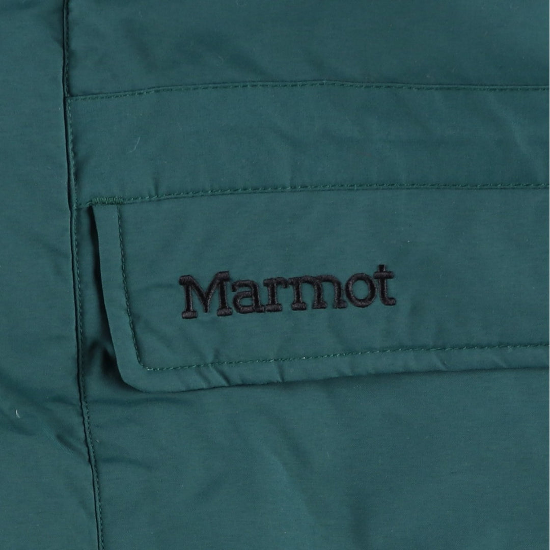 2000'S Marmot 650 Fill Power Goose Down Jacket, Men's XL Nylon green type Vintage Second Hand