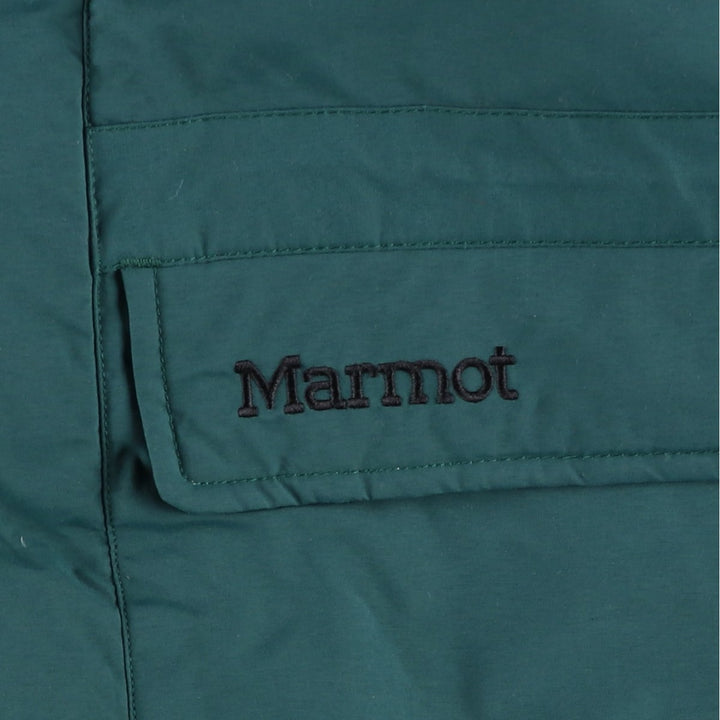 2000'S Marmot 650 Fill Power Goose Down Jacket, Men's XL Nylon green type Vintage Second Hand