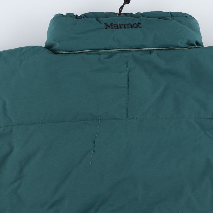 2000'S Marmot 650 Fill Power Goose Down Jacket, Men's XL Nylon green type Vintage Second Hand