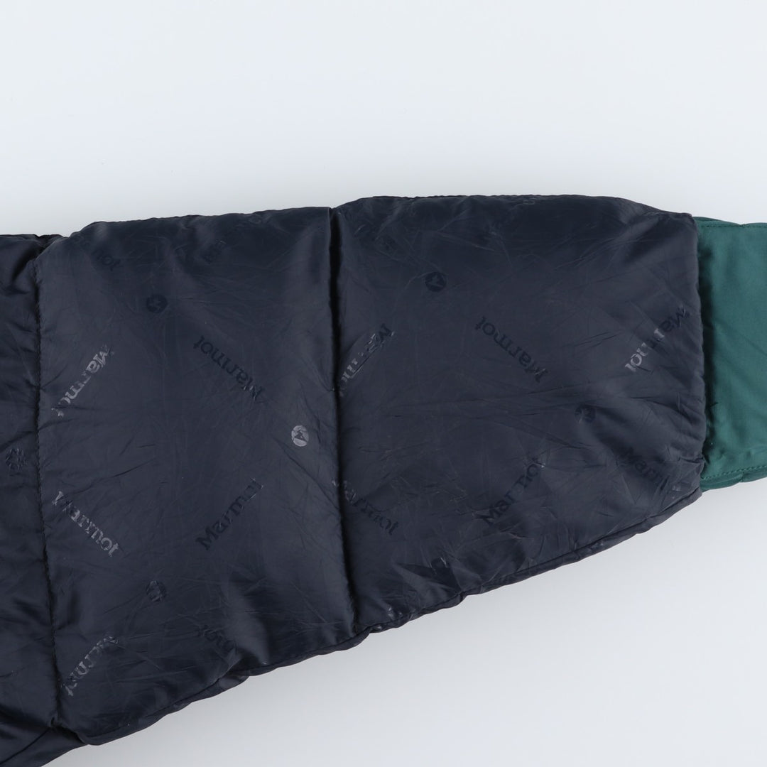2000'S Marmot 650 Fill Power Goose Down Jacket, Men's XL Nylon green type Vintage Second Hand