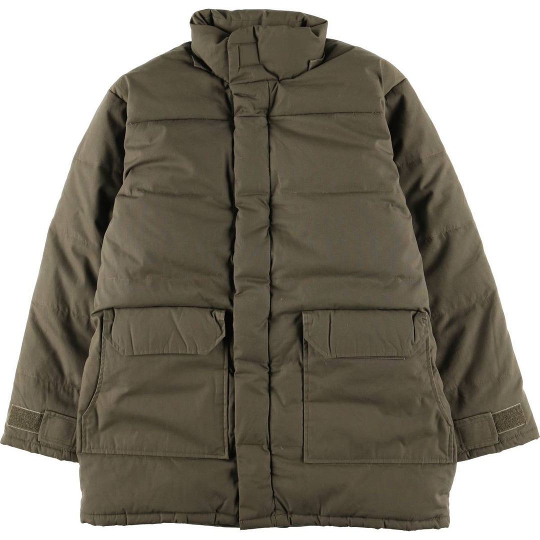 Vintage 70s-80'S Cabelas goose down jacket, size M, men's polyester Khaki type Vintage Second Hand