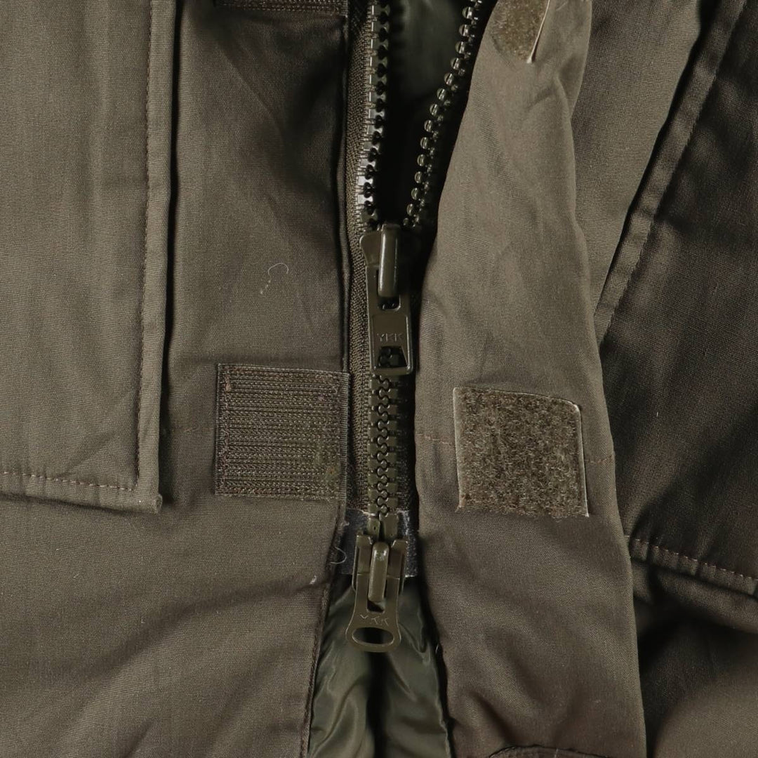 Vintage 70s-80'S Cabelas goose down jacket, size M, men's polyester Khaki type Vintage Second Hand