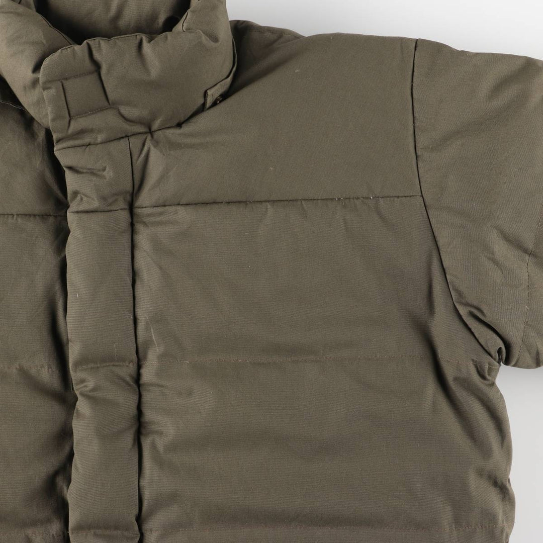 Vintage 70s-80'S Cabelas goose down jacket, size M, men's polyester Khaki type Vintage Second Hand